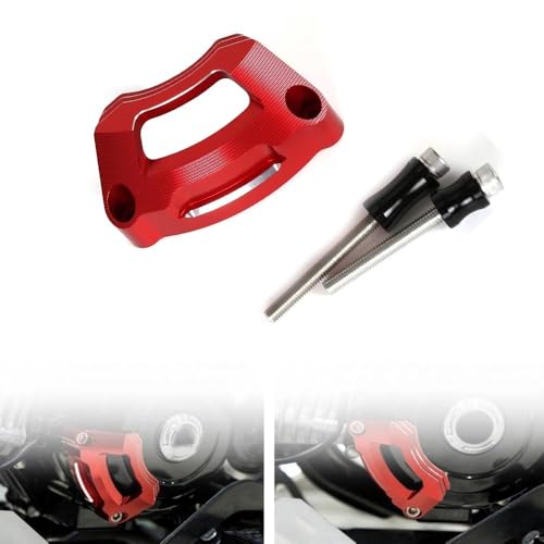 Protection de stator de moteur CNC rouge pour éviter les fissures de carter sur Monkey et Grom