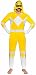 Power Rangers Yellow One Piece Hooded Lounger