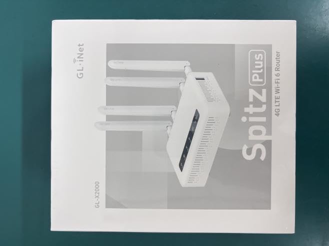 Miniatura 14 de GL-X2000 (Spitz Plus) Enrutador celular 4G LTE para el hogar, RV, viajes por carretera, oficinas, CAT 12, enrutador Wifi 6, antenas desmontables,