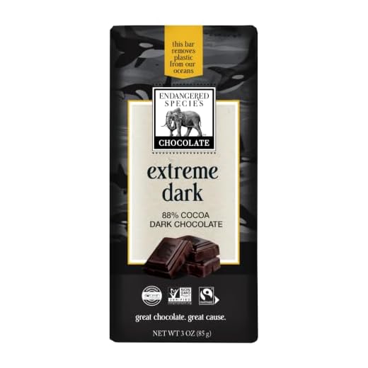 Endangered Species Strong Dark Chocolate Bar (88% cocoa)