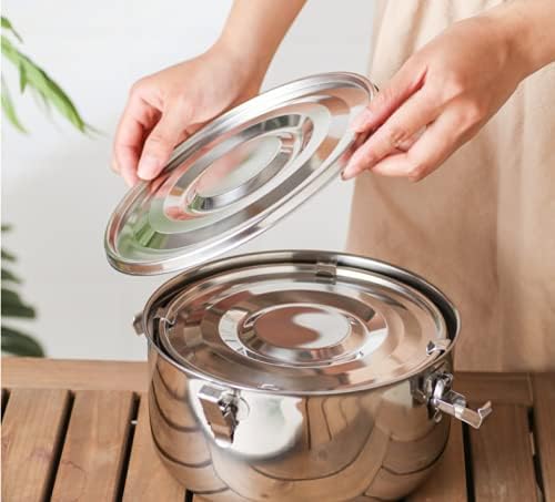 3 Pcs Premium Stainless Steel Food Storage Containers 304 Grade The Original Leak-Proof, Airtight, Smell-Proof - Perfect For Camping Trips, Lunches, Leftovers, Soups, Salads - Thumbnail 4