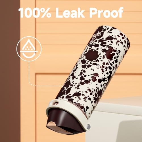 Image of Meoky 24 oz Insulated Stainless Steel Water Bottle with Straw for Men Boys
