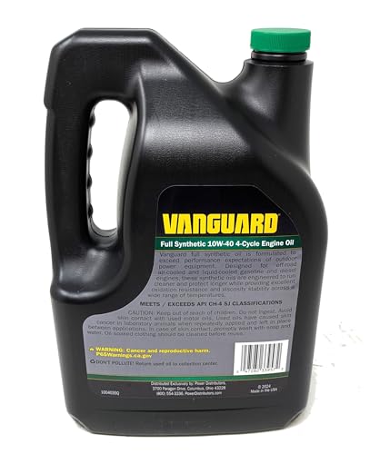 Aceite de motor sintético 10W-40 5 cuartos Vanguard miniatura 2