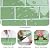 VaryPaper 10 Sheets Light Green Subway Tile Peel and Stick Backsplash Self Adhesive Wall Tiles for Bathroom Kitchen Waterproof Removable Stick on Back Splash Sticky Tiles for Walls Stove 12"x12"