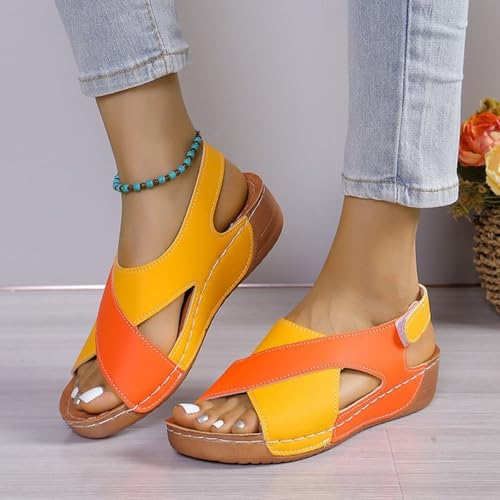 Women's Ultra Comfortable Slope Heel Orthopaedic Sandals,Orthopedic Arch Support Sandals,Summer Walking Wedges3