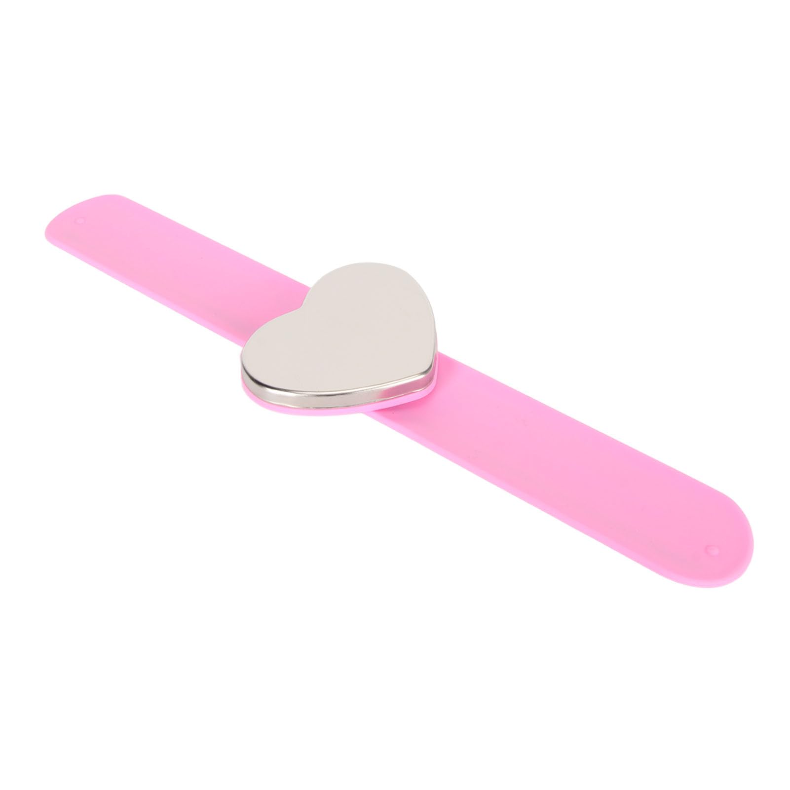 Magnetic Sewing Pincushion, Heart Shaped Silicone Band with Pins & Pincushions Light Smoothing Wrist Pin Holder for Tailor Barber Magnetized