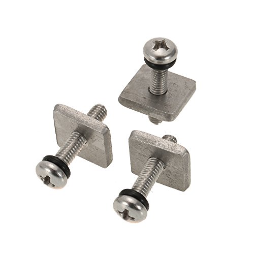 Parafusos, Andoer 3 Prancha de surfe de aço inoxidável universal longboard fin parafuso kit de subst
