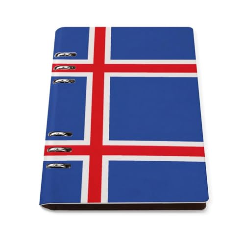 Carnet A5 Islande rechargeable en cuir pour vos notes de travail et réunions au quotidien