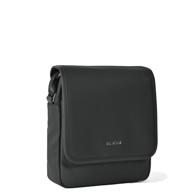 Bolsa para hombre pequeña de 23x20x5 cm bandolera BEMON Elliot con compartimentos 3