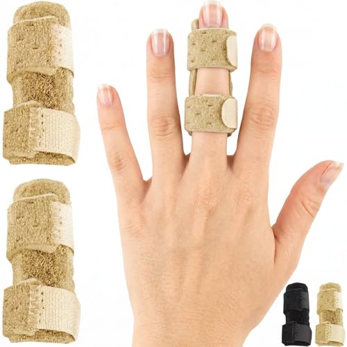 Vive Finger Splint (2 Pack) for Arthritis Support