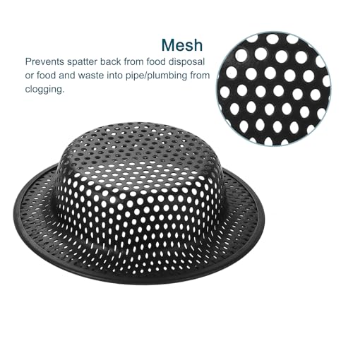 Colador para fregadero de acero inoxidable 2 piezas miniatura 3