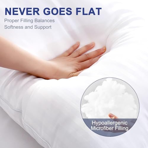 image for YUGYVOB Body Pillow for Adults- Large Full Body Pillow Insert, Breatha