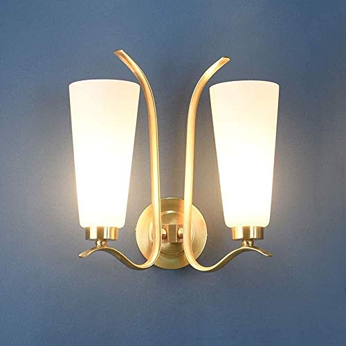 Lámpara de pared de metal simple con diseño nórdico para iluminación de cabecera de dormitorio 2