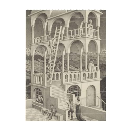 Maurits Cornelis Escher}EbcEGbV[(xFf[)LȊG ςݖ؃pY mߋ WO\[pY  l q NX}X a 10.3cm x 14.1cm