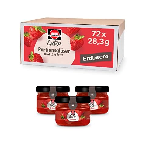 Schwartau Extra Erdbeere, Konfitüre Portionsgläser Cover