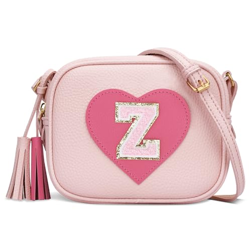 Image of KKXIU Birthday Gifts for Girls Initial Toddler Purse Cute Kids Crossbody Bag