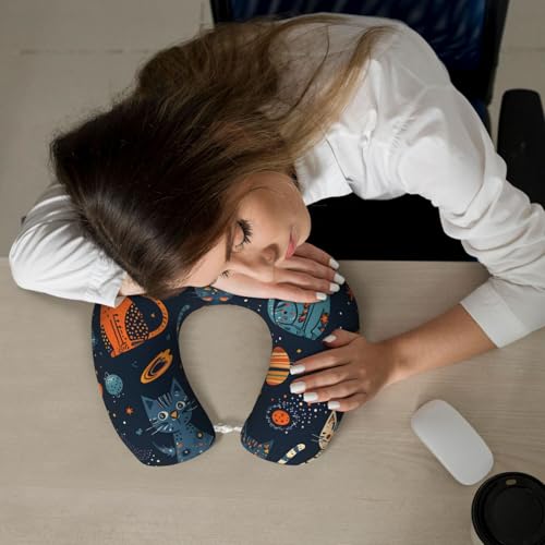 Almohada de viaje espuma viscoelástica tamaño único miniatura 7