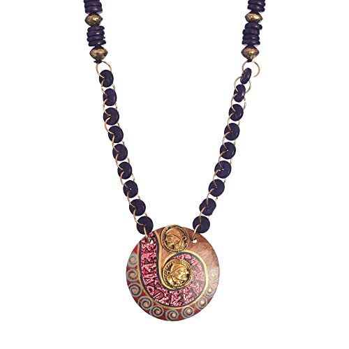 Image of AAKRITI ART CREATIONS Handcrafted Tribal Dhokra & Royal Brass Necklace Collection | Queen, Cleopatra & Heritage-Inspired Statement Jewelry | Artisan Ethnic Necklaces for Women