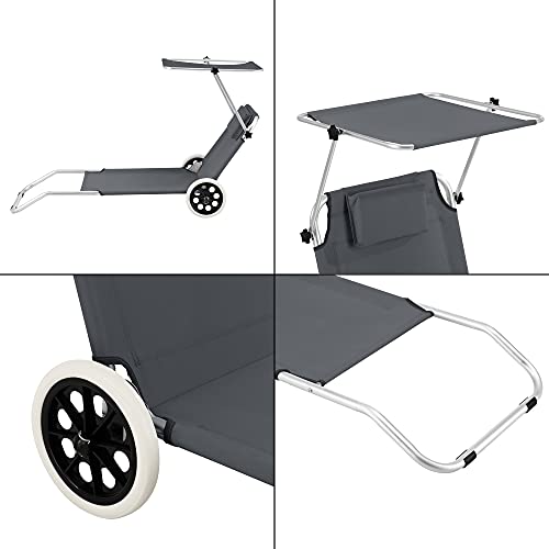 En.casa - Lettino Prendisole Portatile con Rete