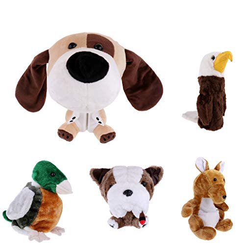 Homyl Novidade Animal Golf Driver Headcover Wood Head Protector Cover Accessories - Pássaro