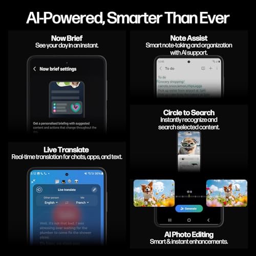 Image of Samsung Galaxy Z Flip7 Cell Phones, Unlocked Android 256GB, AI Foldable Smartphone with FlexCam, 6.9 inch AMOLED, Triple Camera, International Model 2025, Jet Black, Bundle Wireless Charger & Clear Case