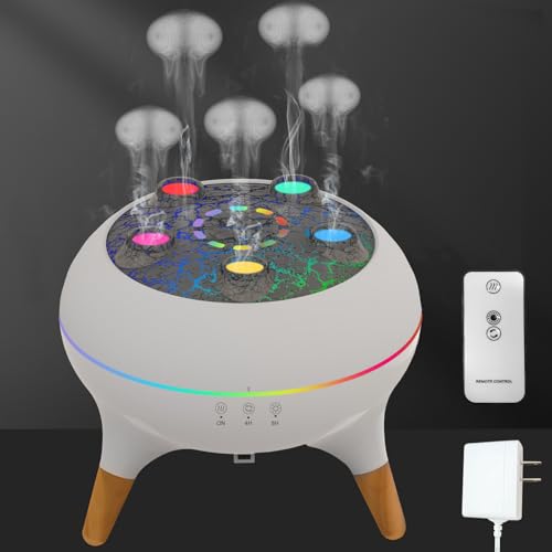 Jellyfish Diffuser, Volcano Air Humidifiers Dynamic Sound Pickup Ultrasonic Aromatherapy