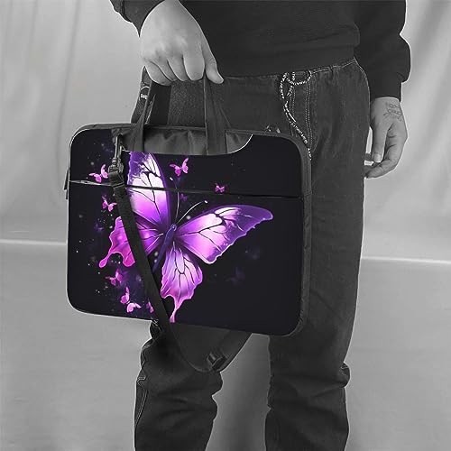 Sac pour ordinateur portable violet anti-choc avec grande capacité de charge - 2