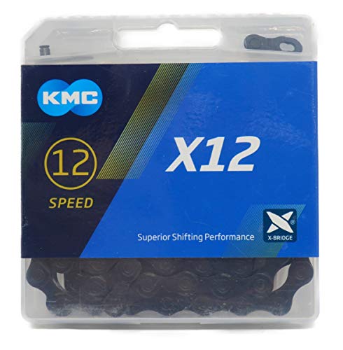 KMC X12 `F[ 12/12S/12Xs[h/12speed p 126Links (BLACK Tech) [sAi]