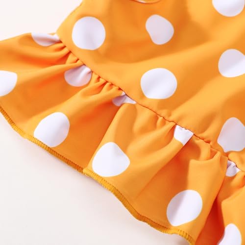Image of Baby Swimsuit Girl Two Piece Bathing Suit Toddler Girls Summer Beach Ruffle Tankini Swimwear 1-7Y