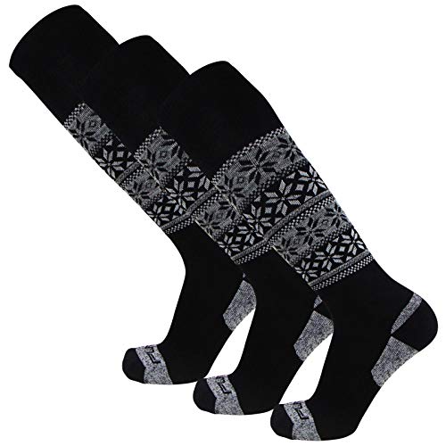Alpaca - Calcetines de esquí para hombre y mujer (lana cálida), diseño de esquí, snowboard Cover
