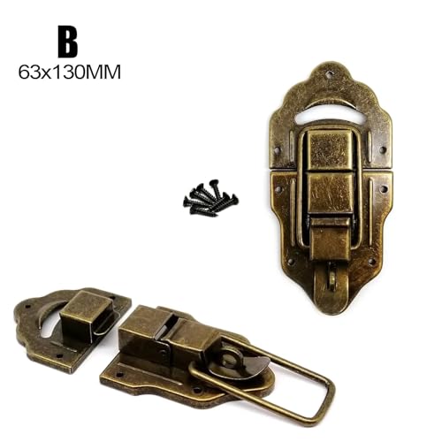 Loquet à bascule 63x130mm pour valise et coffre de rangement - 2