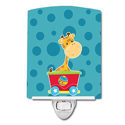 Lámpara de noche cerámica Circus Giraffe 6x4x3 in