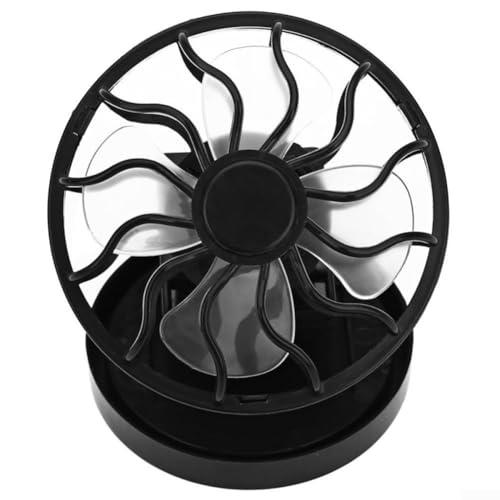 Ventilador solar portátil, mini ventilador de refrigeración recargable por USB con clip para actividades al aire libre, sombrero de mesa, uso versátil, ajustes de velocidad ajustables (parte inferior