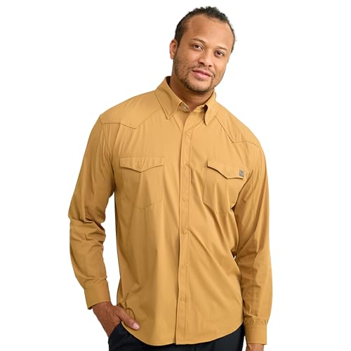 Chemise de pêche pour homme contre la chaleur manches longues Huk