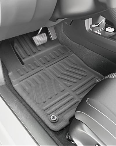 Image of Car Floor Mats for Honda Civic 2016-2021 XPE 10th Gen Civic 3 PCS Accessory | Smart Package Factory Direct TPE Material All Weather Easy-install Odorless Waterproof No Trim Non-slip Easy-clean