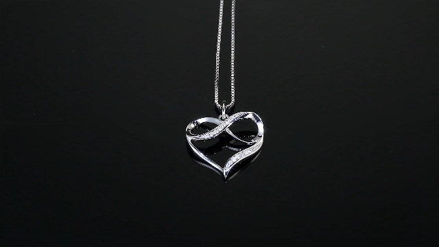 Gouden kettingen voor dames, ASH'S CHOICE 14k vergulde sterlingzilver 925 ketting met infinity hanger, zirkonia strass steentje, infinity hanger, ketting, gouden kettingen voor dames