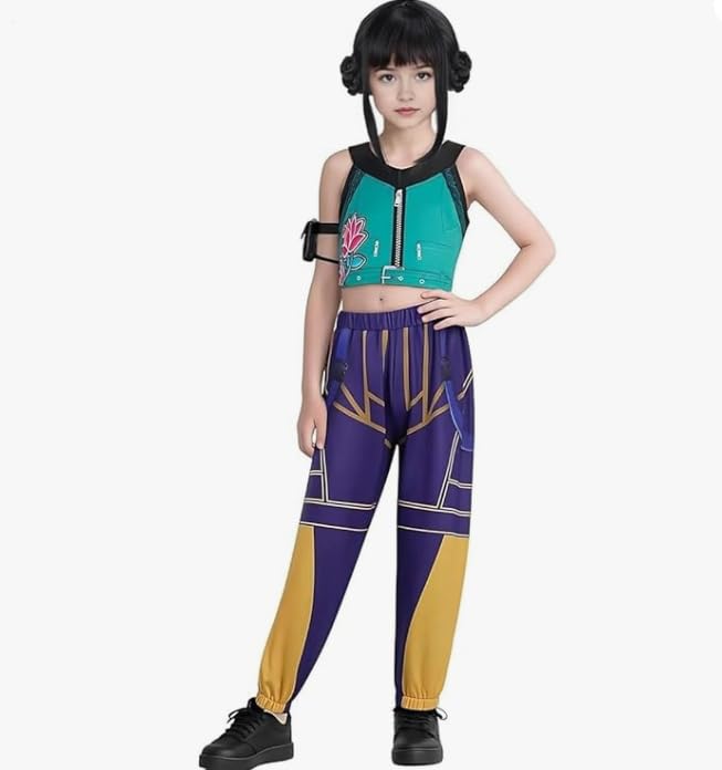 Shitafe Zoe-y Cosplay Disfraz para niños, disfraz de cazador de demonio, cantante...