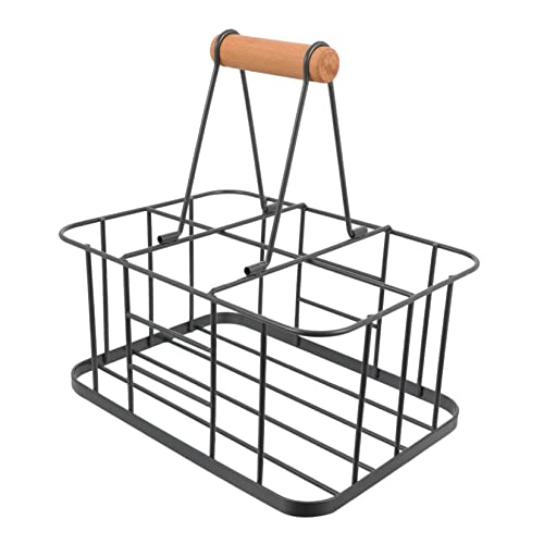 Soporte para botellas de 6 espacios en acero y sintético miniatura 1