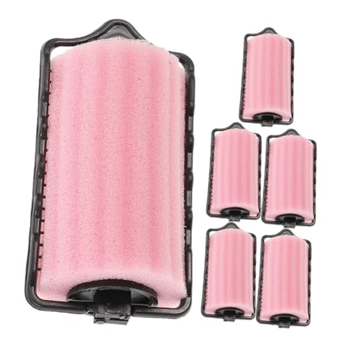 EPIGEIST 6 piezas Rodillos de Espuma para Rizar Pelo Suave y Autoadherente Rulos para Ondas Naturales Cabello y Herramienta de Estilo Nocturno para Tipo de Cabello