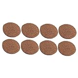 POPETPOP 8pcs Natural Brown Pet Pad Coconut Bird Nest Mats for Pigeon Bird Eggs Design Comfortable Warm Bedding for Pet Nests