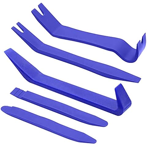 XBRN Trim Removal Tool - 5Pcs Trim Removal Tool Set,Car Pry Tool Kit, Car Panel Door Audio Trim Tool Kit for Vehicle Dash Radio Audio Installer Cover