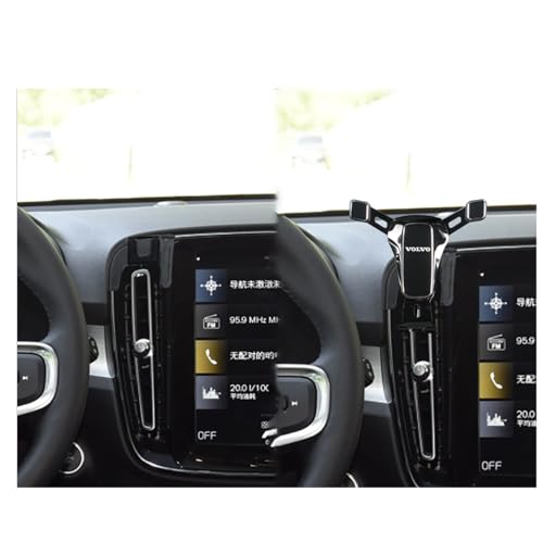 AWEDRRE Phone Holder, For Volvo XC40 2020-2024, Phone Mount Cell Phone Holder Upgrade Design Gravity Auto Lock Stable Easy to Insta