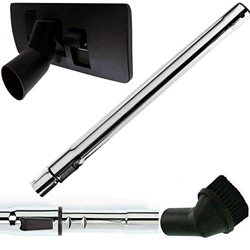 Maxorado 35mm Staubsaugerrohr Kombidüse Staubpinsel für Staubsauger BOMANN Rohr Set Düse Bürste Aufsatz Bomann