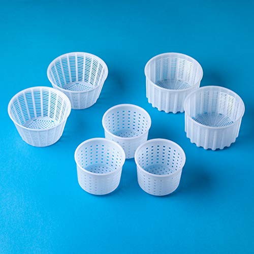 7 items Cheese making kit Original HOZPROM | Variouse cheese molds 0.55-1.3 lbs for soft cheeses Cheesemaking molds and supplies from the manufacturer Cow Goat Rennet Cheese mould Cheesemaking Queso