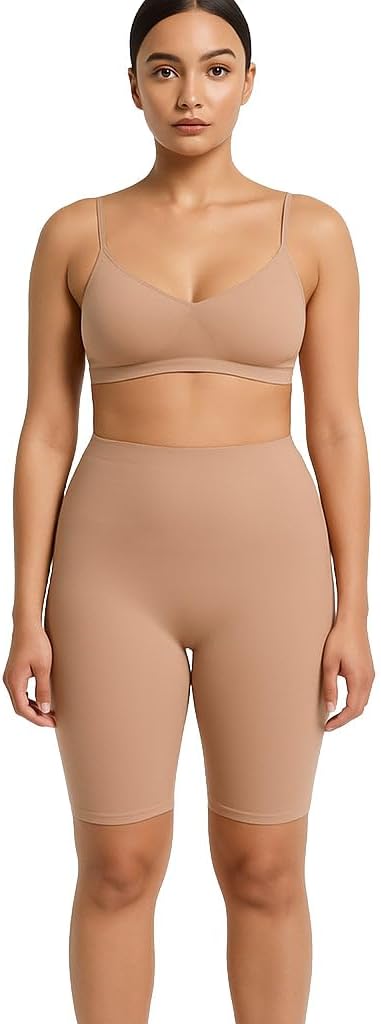 Lands End Womens Mid Waist Thigh Shaper Contour Flex Bottoms