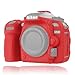 Easy Hood Case for Nikon D7500 Digital Camera, Anti-Scratch Soft Silicone Rubber Housing Case Shell Protective Cover Skin Protector (Red)