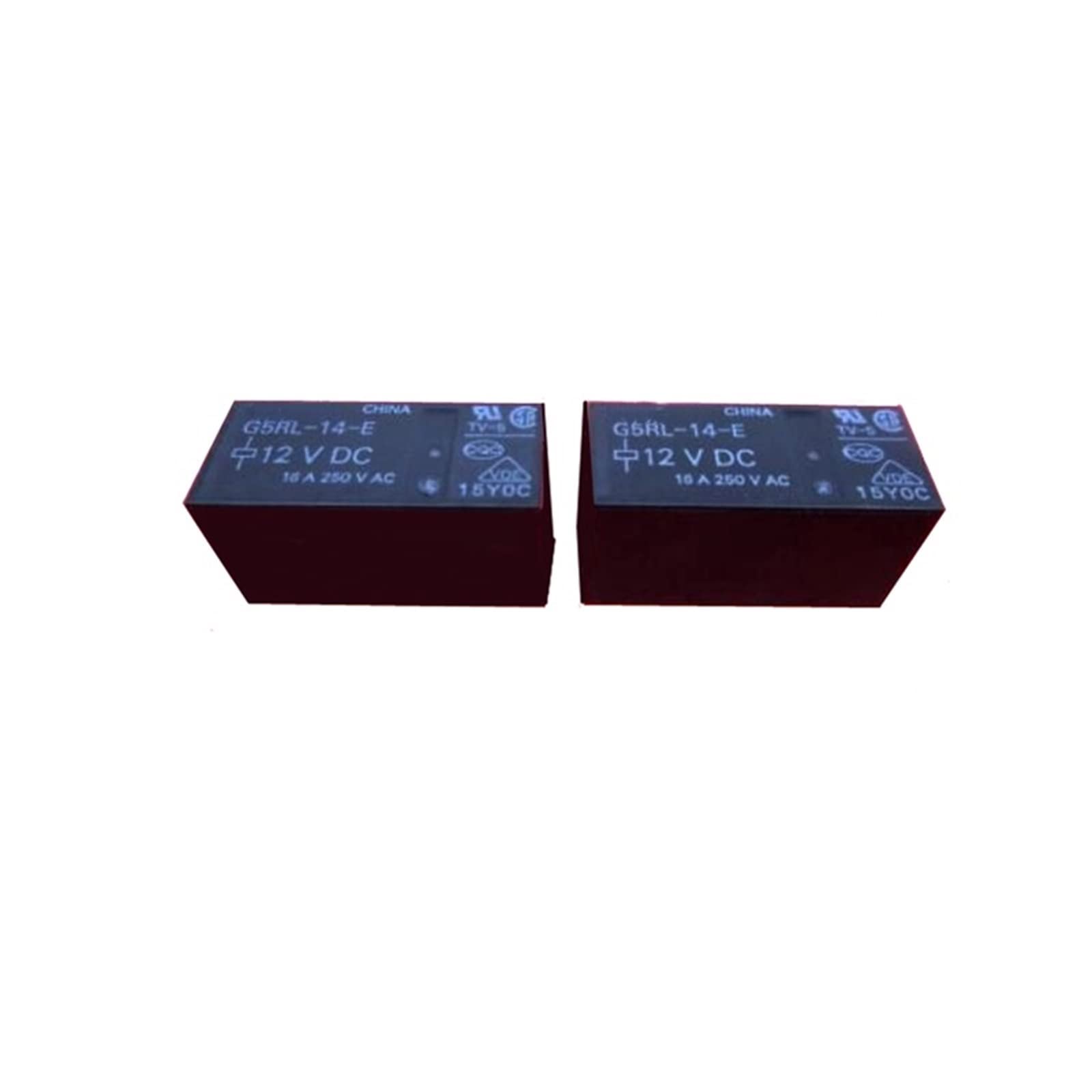 Relé G5RL-14-E-12vdc de 16A y 5 piezas para circuitos impresos 2