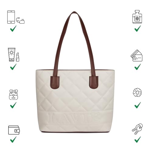 Image of Lavie Women's Colourblock Jossie Tote Bag | Tote Bag for Work | Ladies Purse | Stylish Shoulder Bag | Gift for Women