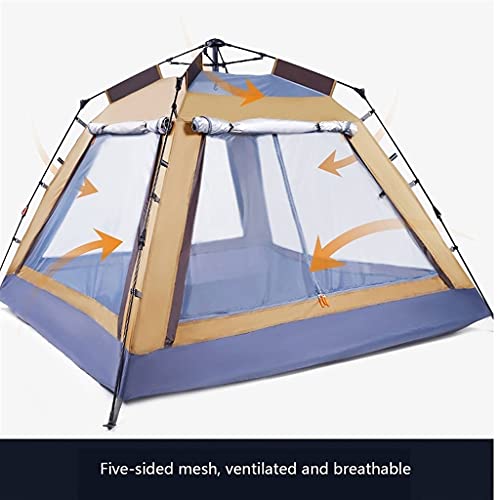 Carpa automática para camping 3-4 personas azul cielo miniatura 5