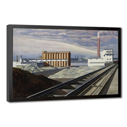 Impression sur toile de Charles Sheeler : cadre haut de gamme en 30x45cm